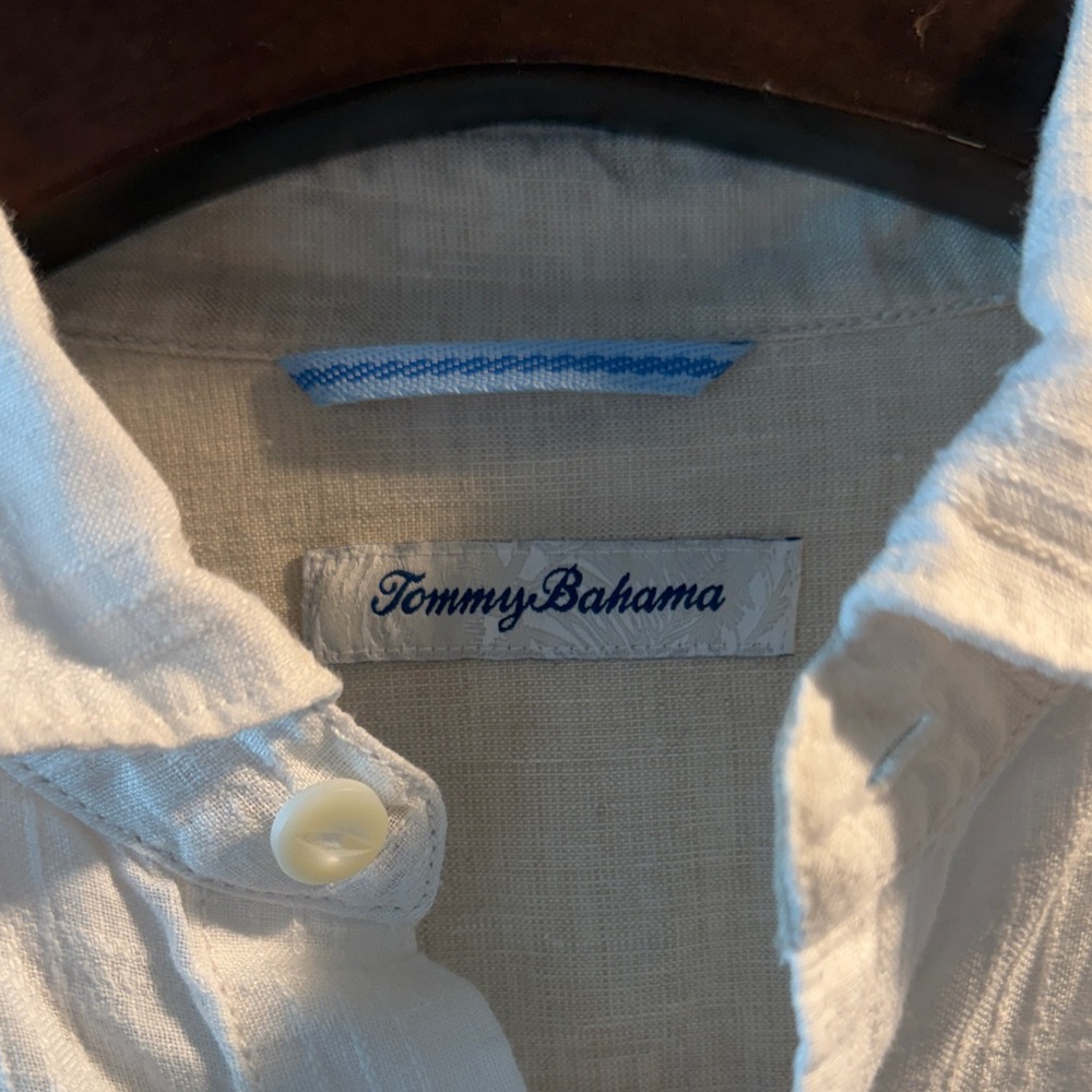 Tommy Bahama Cream Men's Casual Shirt